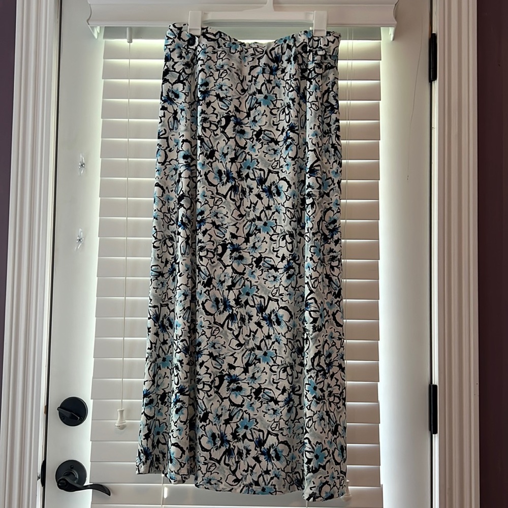 Long "Robert Louis" skirt with flower print